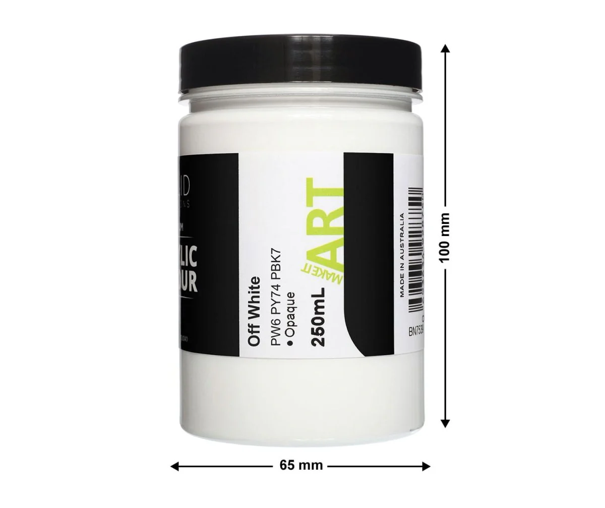 Acrylic Paint | Off White - 250ml - Image 3