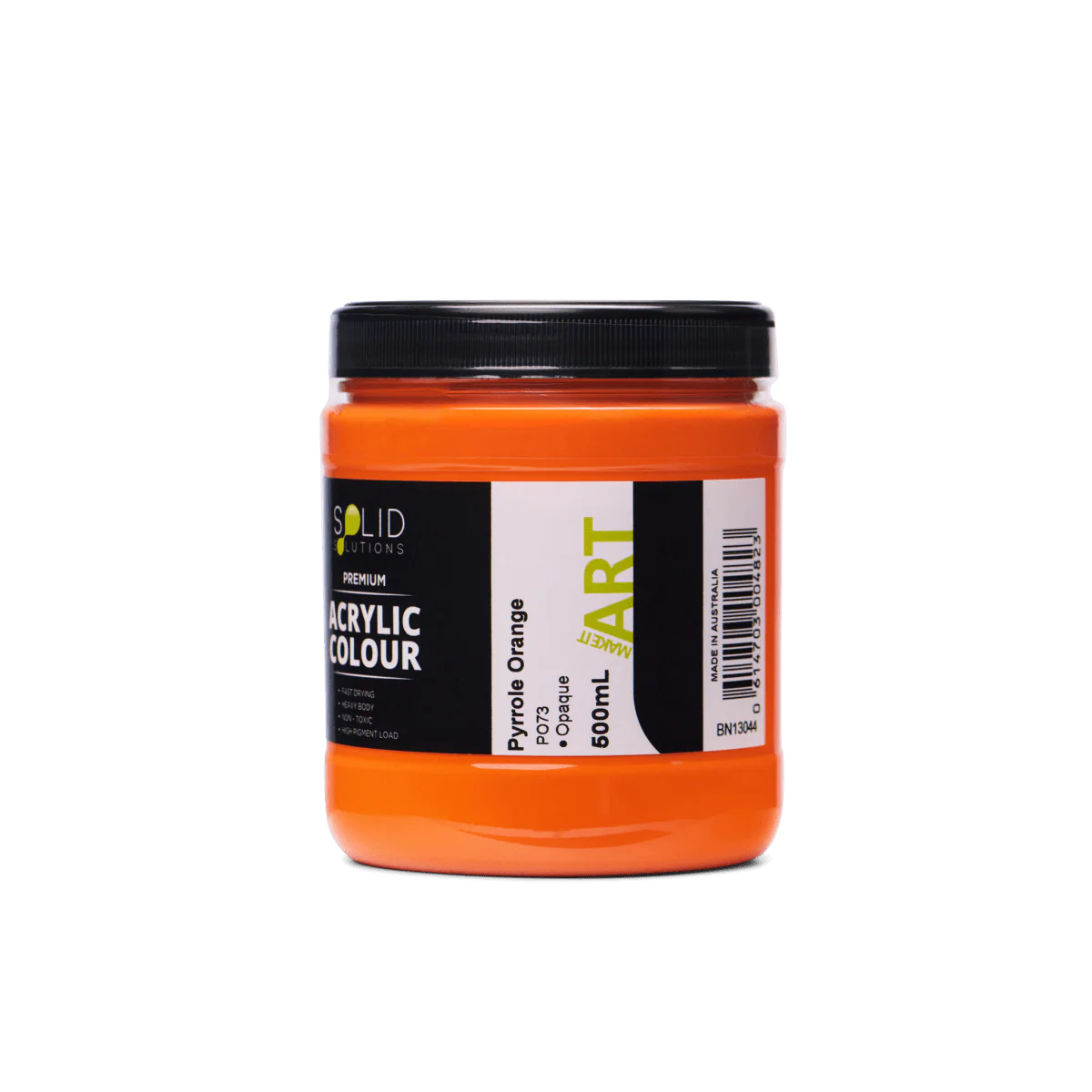 Acrylic Paint | Pyrrole Orange - 500ml - Image 3