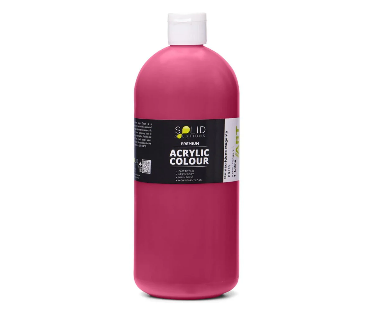 Acrylic Paint | Quinacridone Magenta - 1 Litre