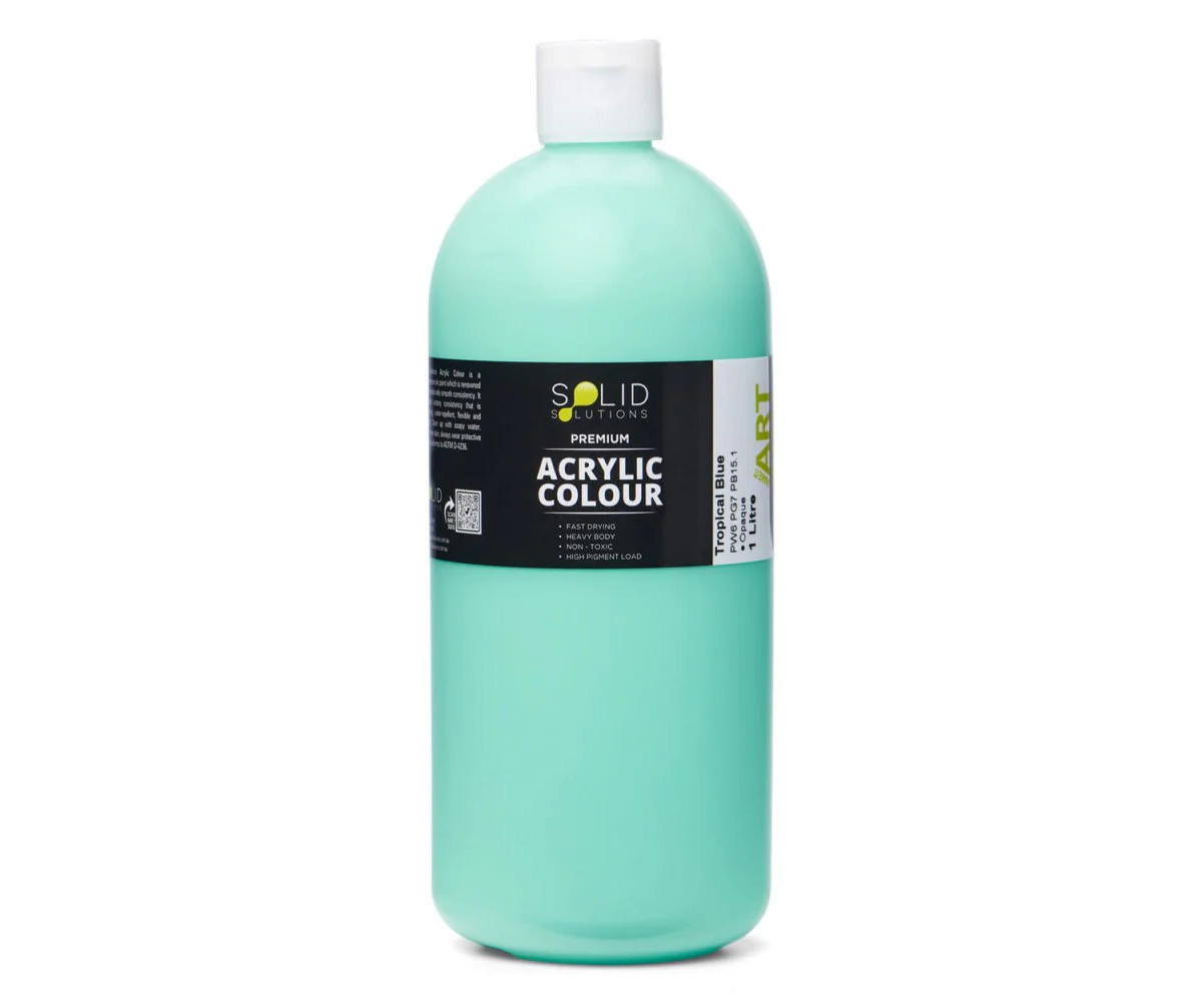 Acrylic Paint | Tropical Blue - 1 Litre