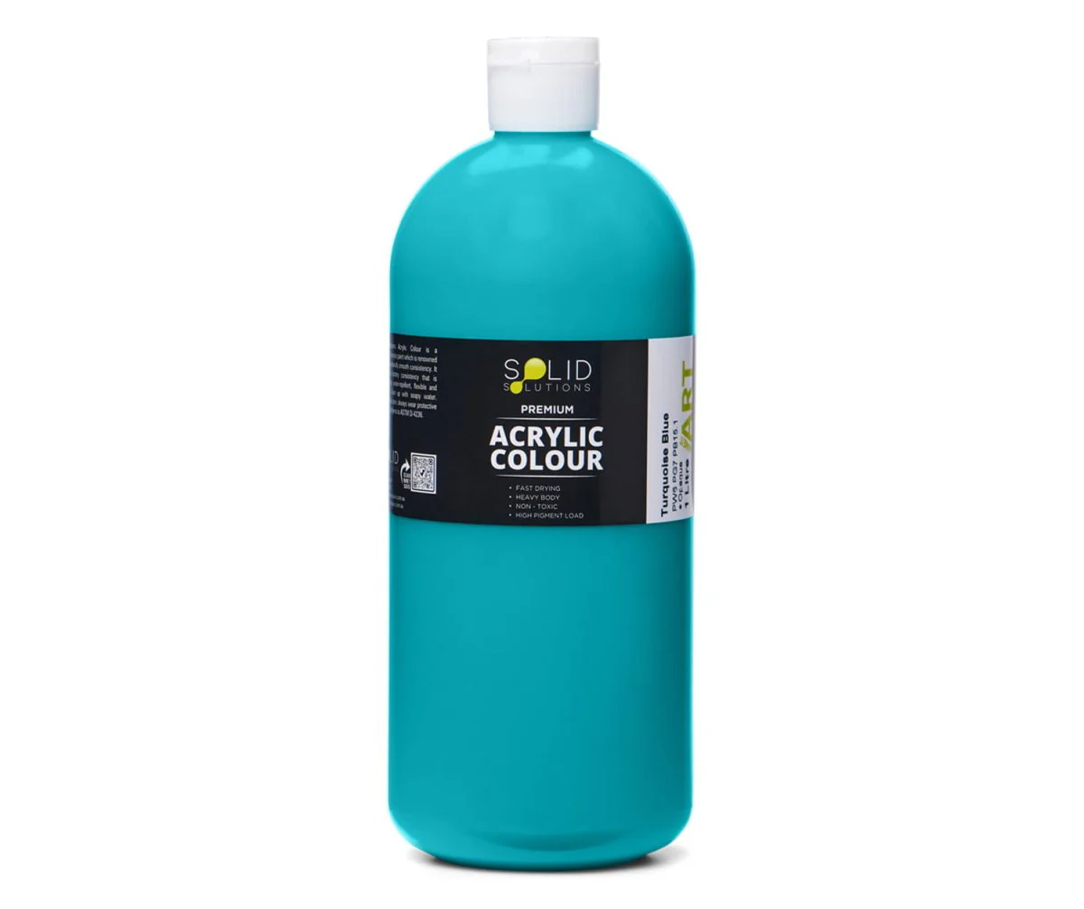 Acrylic Paint | Turquoise Blue - 1 Litre