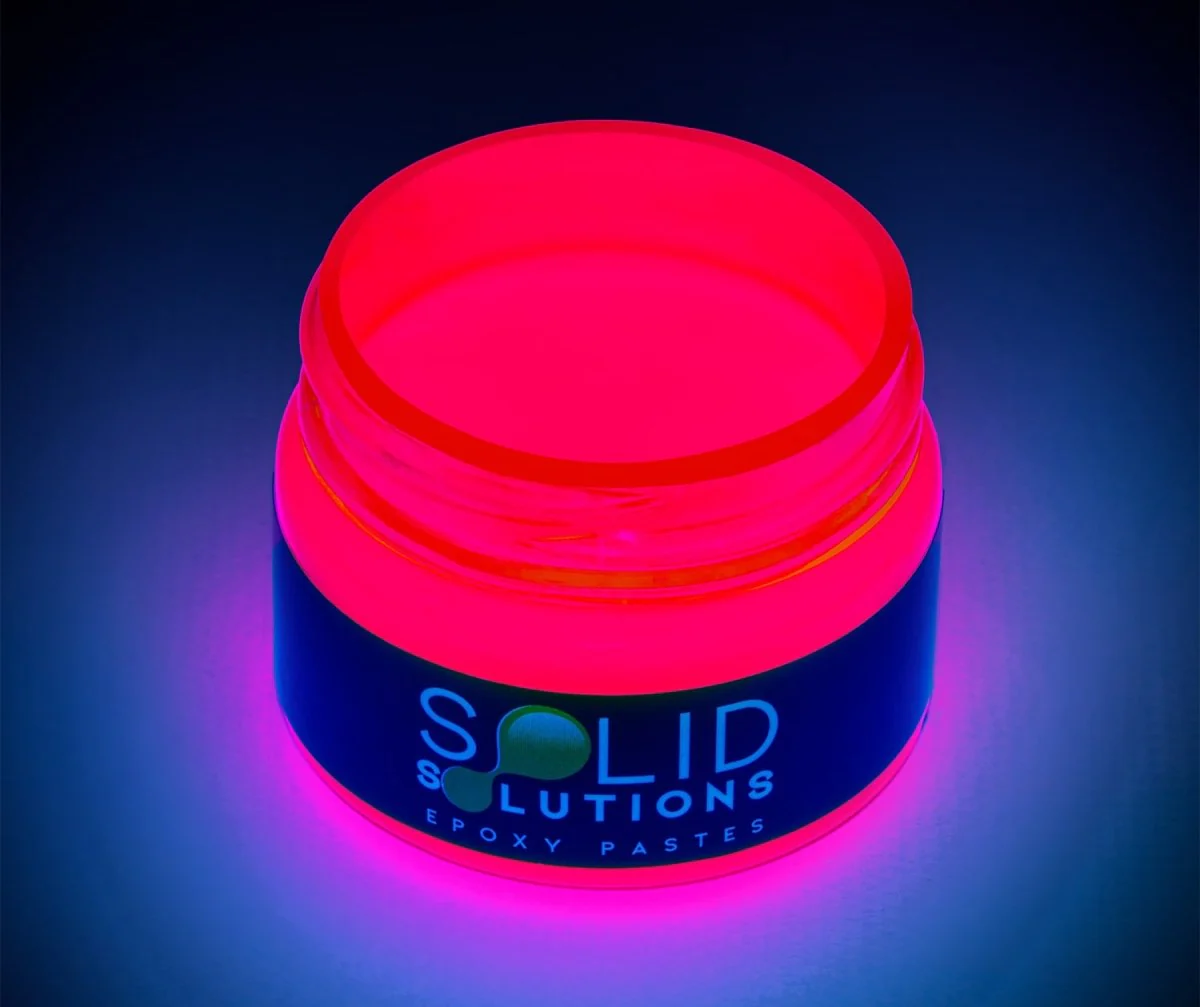 Epoxy Resin Pigment Paste | Fluorescent Brilliant Pink - Image 2
