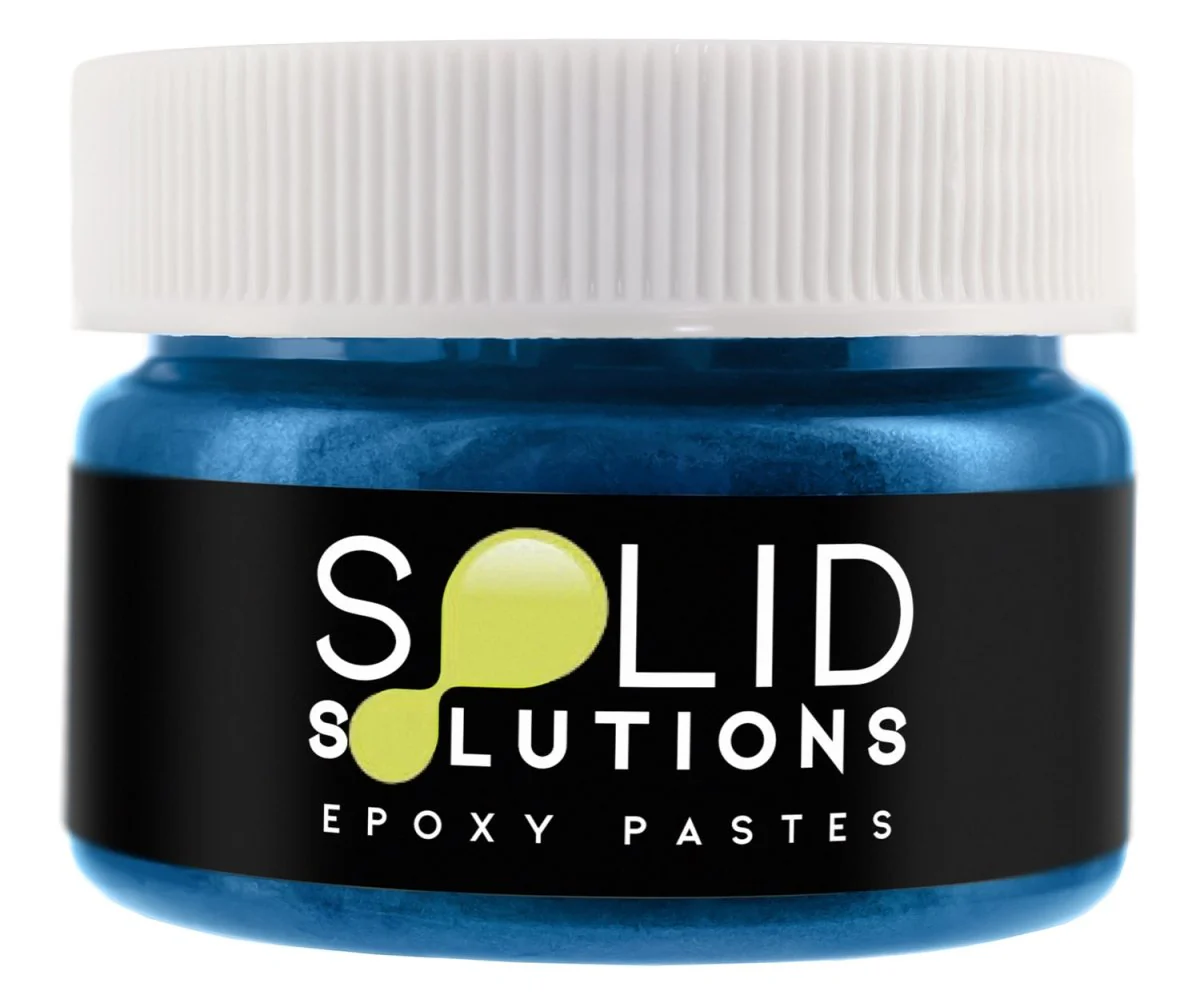 Epoxy Resin Pigment Paste | Metallic Ripple Blue