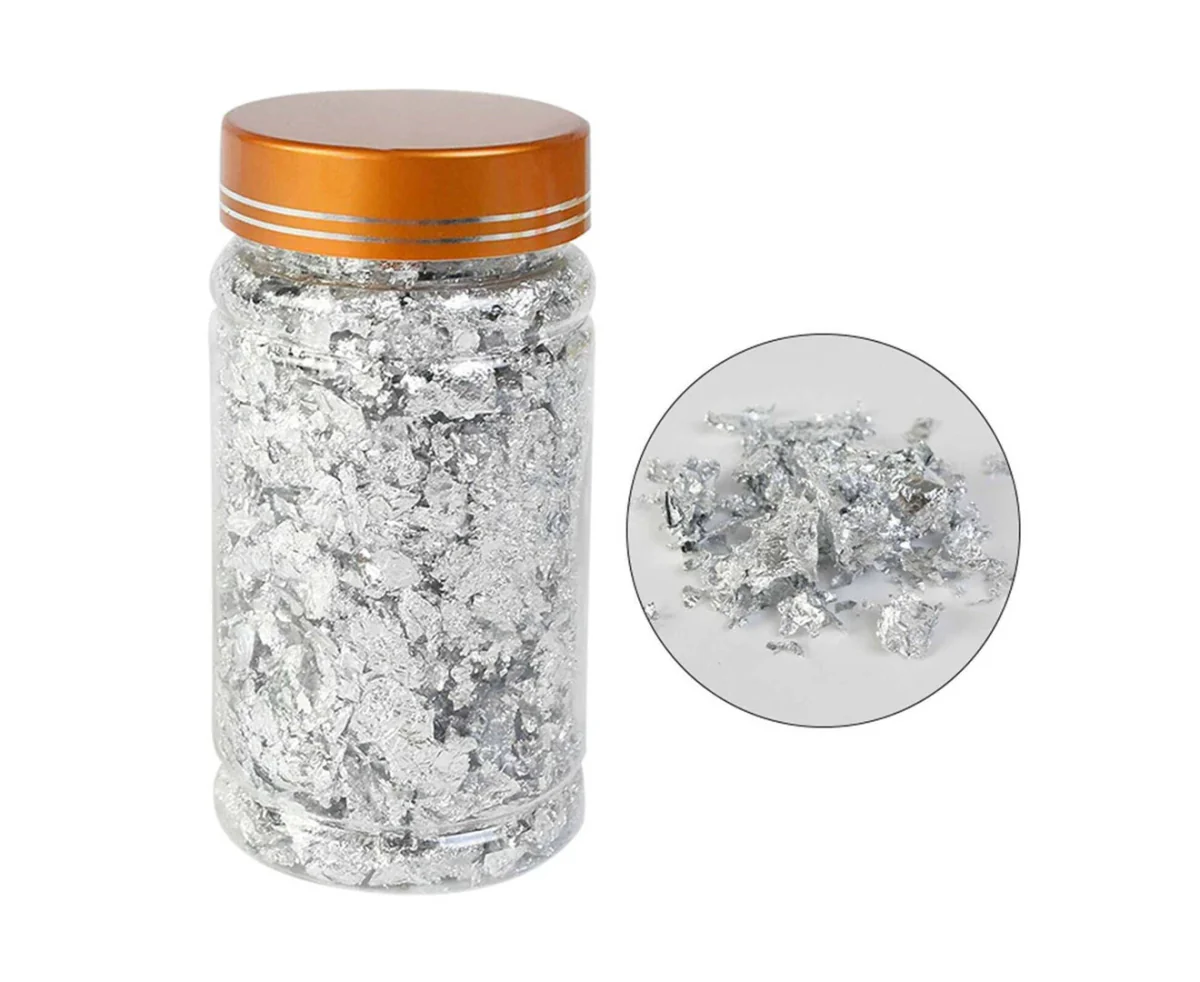 Foil Flakes for Resin - Silver 3g - Image 5