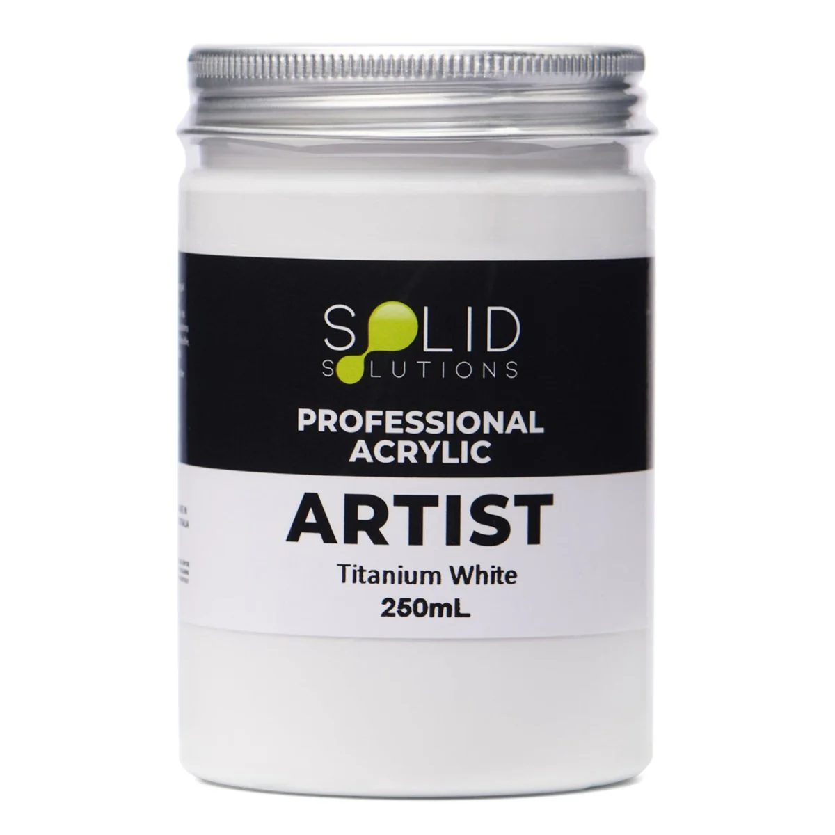 Professional Artist Acrylic Paint | Titanium White S1 - 250mL