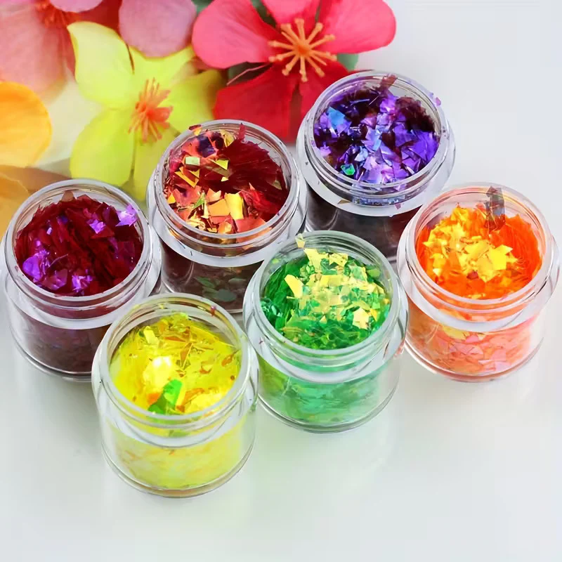 Iridescent Foil Flakes - 12 Pack - Image 2
