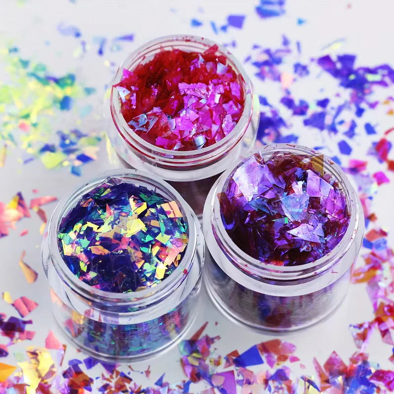 Iridescent Foil Flakes - 12 Pack - Image 3
