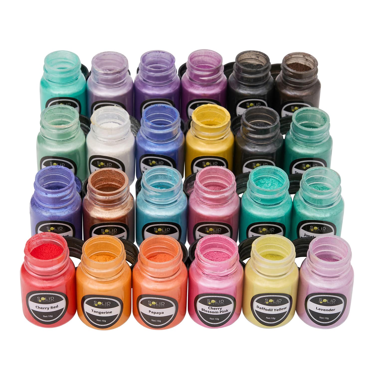Mica Powder | 24 Colour Pigment Powder Set - Image 2