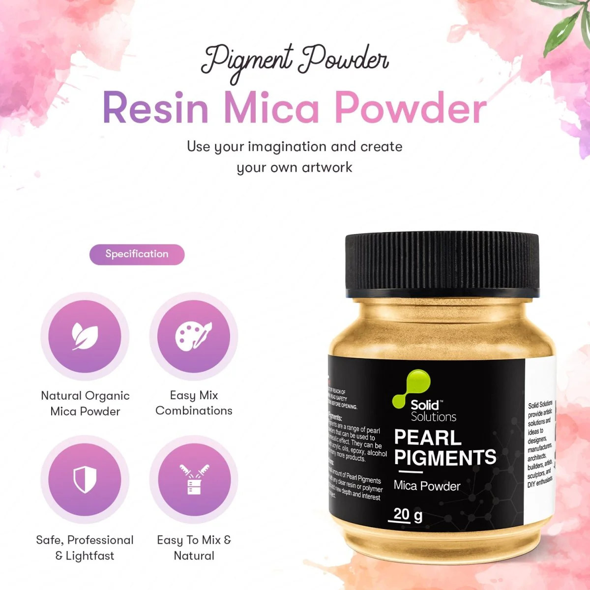 Mica Powder | Flash Gold - Image 4