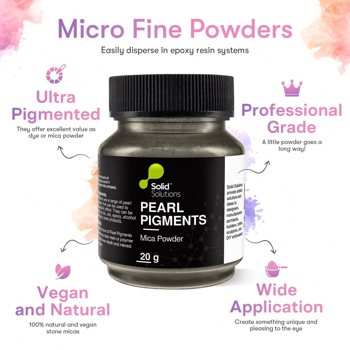 Mica Powder | Metallic Silver - Image 6
