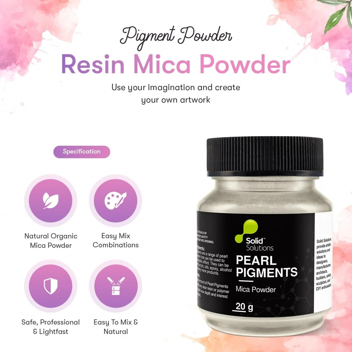 Mica Powder | Snow White - Image 4