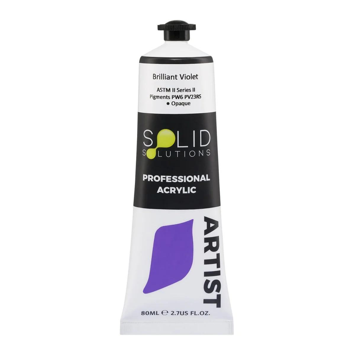 Professional Artist Acrylic Paint | Brilliant Violet S2 - 80mL