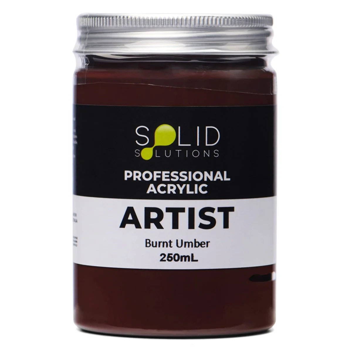 Professional Artist Acrylic Paint | Burnt Umber S1 - 250mL