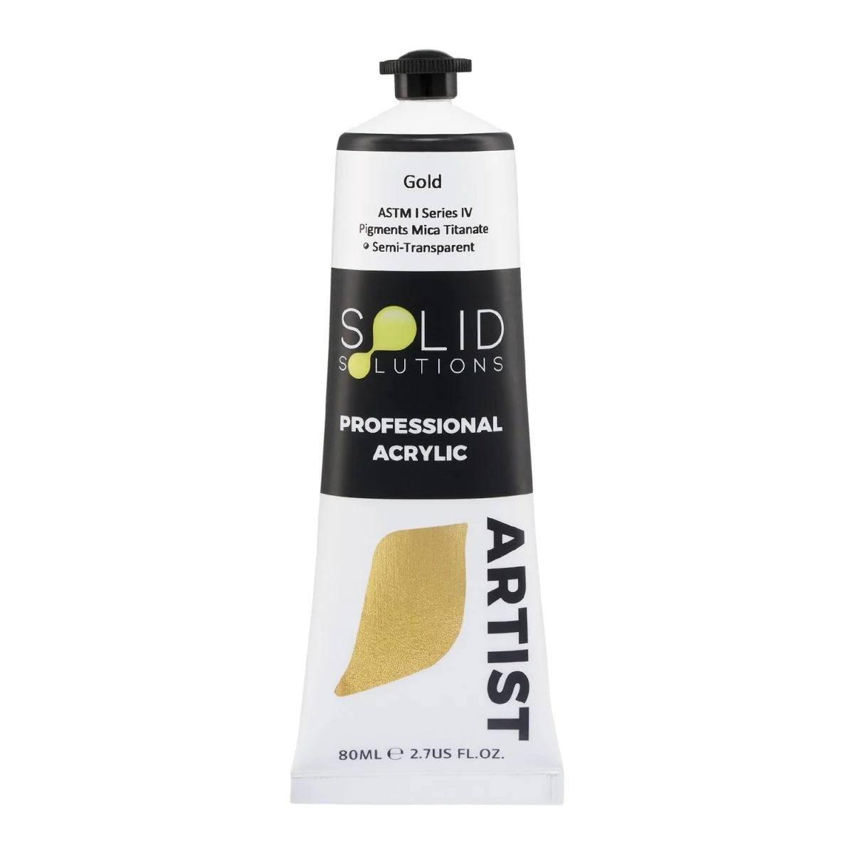 Professional Artist Acrylic Paint | Gold  S4 - 80mL