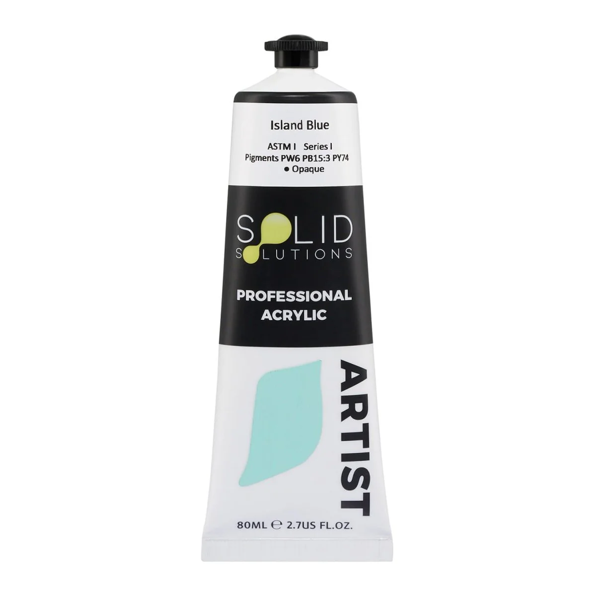 Professional Artist Acrylic Paint | Island Blue S1 - 80mL