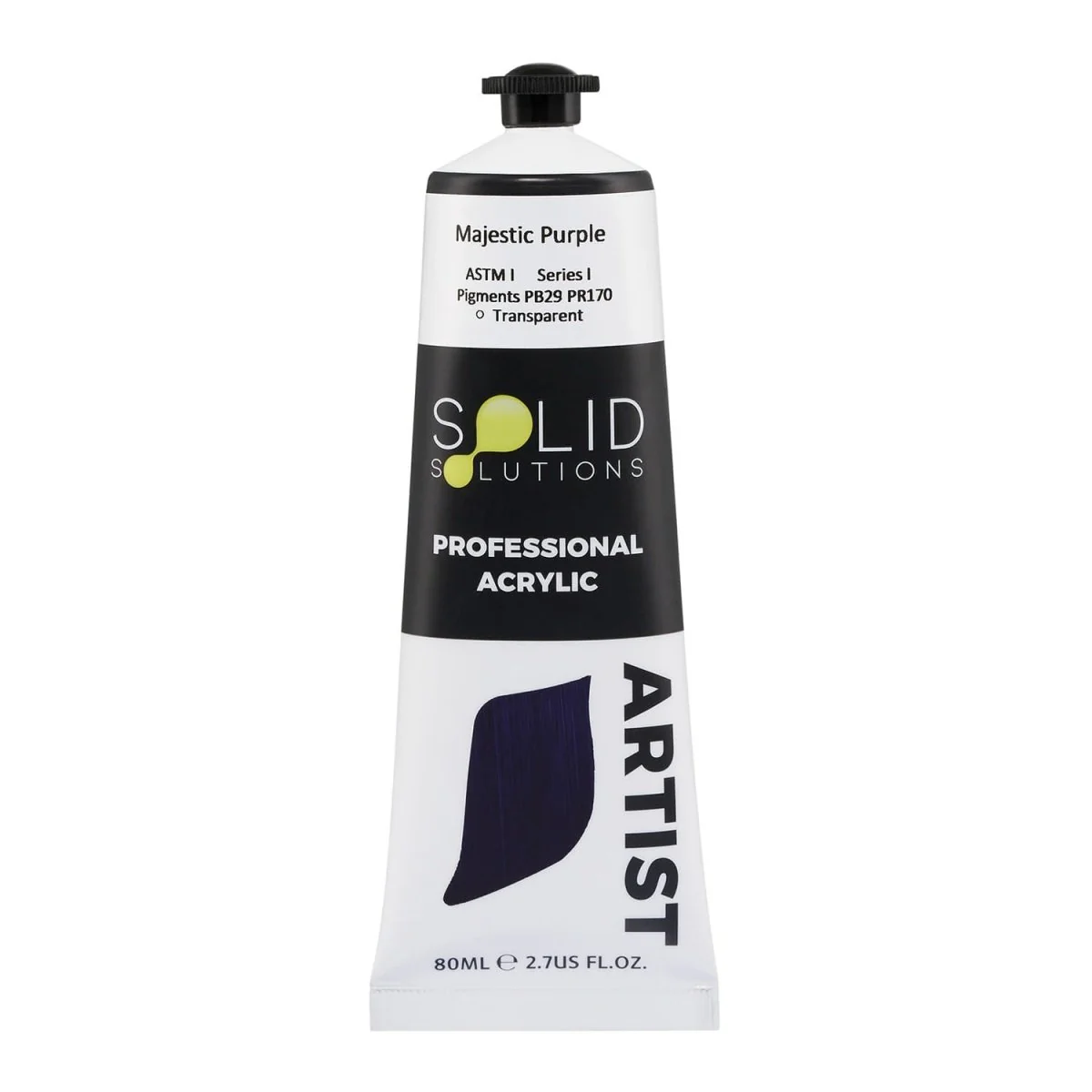 Professional Artist Acrylic Paint | Majestic Purple S1 - 80mL