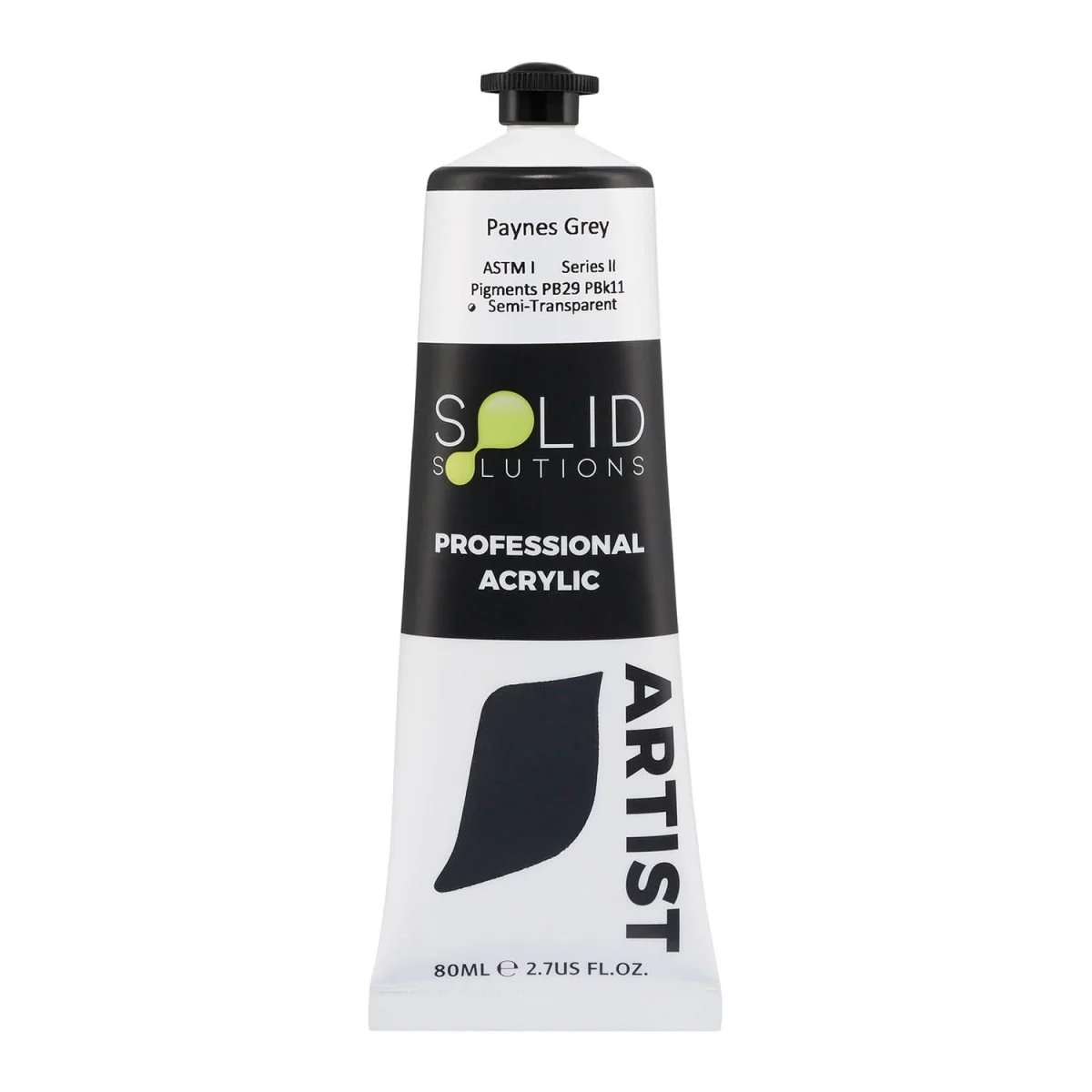 Professional Artist Acrylic Paint | Paynes Grey S2 - 80mL