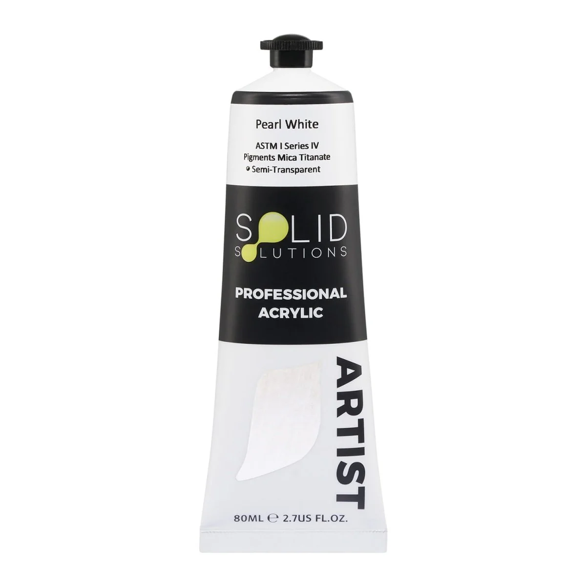 Professional Artist Acrylic Paint | Pearl White S4 - 80mL