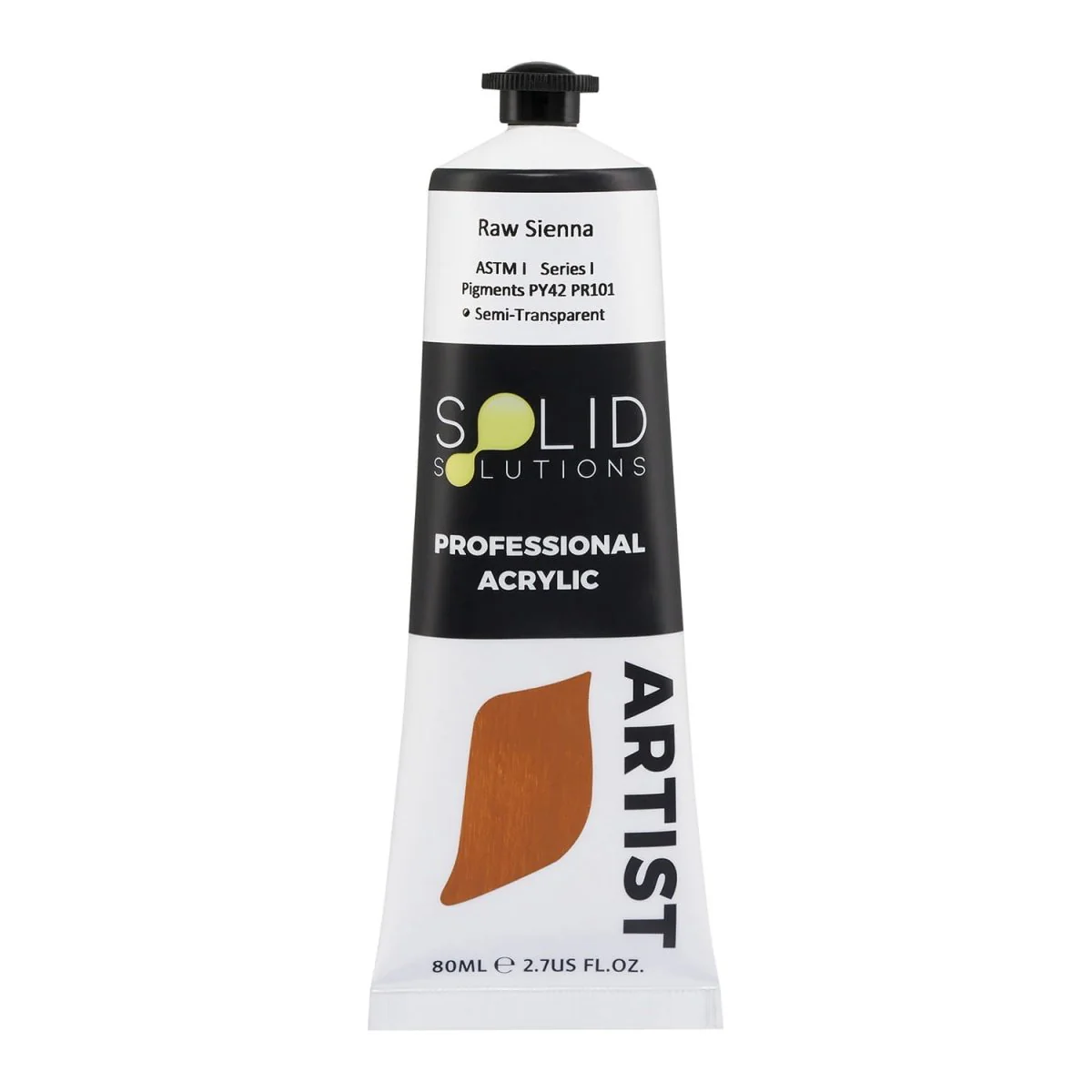 Professional Artist Acrylic Paint | Raw Sienna  S1 - 80mL