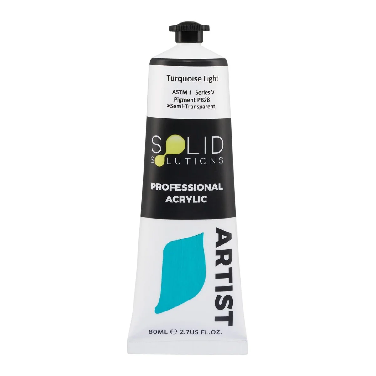 Professional Artist Acrylic Paint | Turquoise Light S5 - 80mL