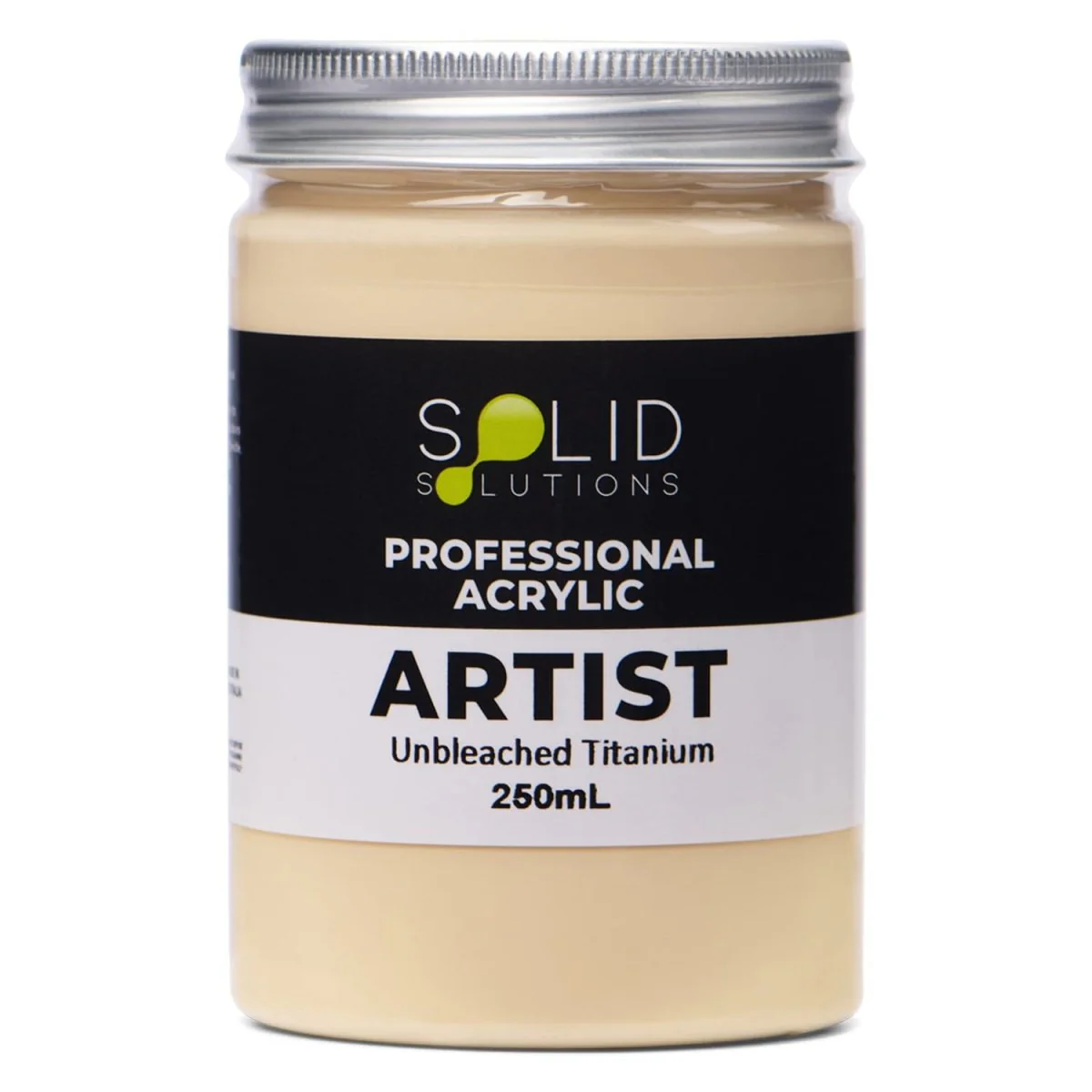 Professional Artist Acrylic Paint | Unbleached Titanium S1 - 250mL