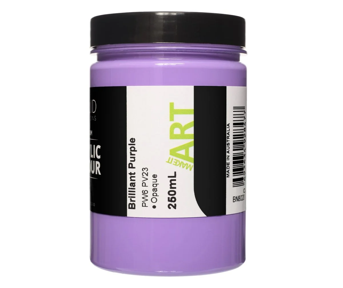 Acrylic Paint | Brilliant Purple - 250ml - Image 3