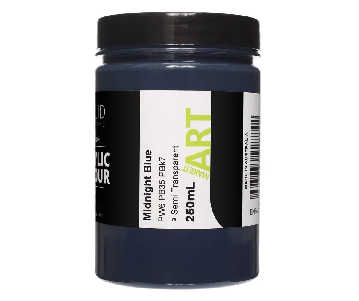 Acrylic Paint | Midnight Blue - 250ml - Image 3