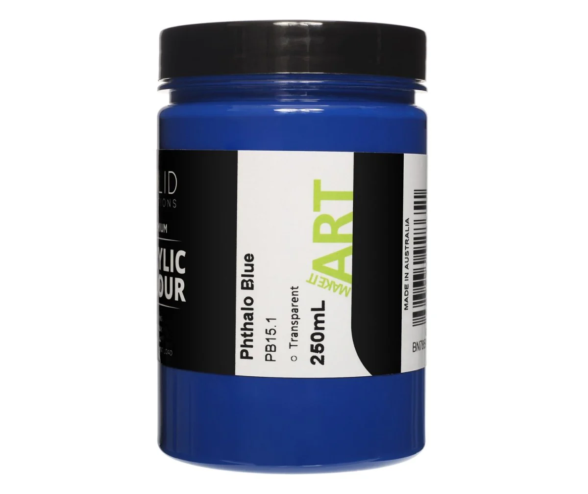 Acrylic Paint | Phthalo Blue - 250ml - Image 3