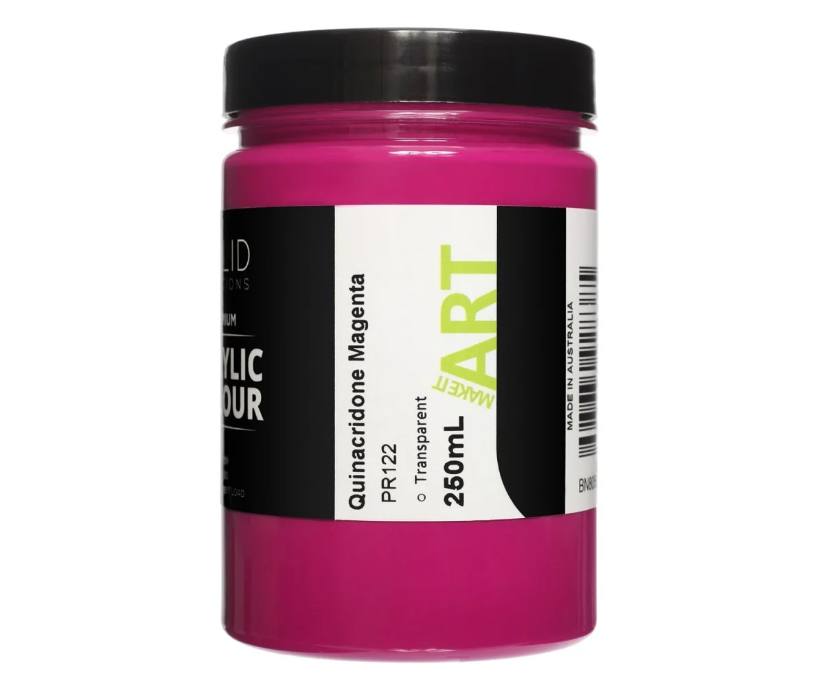 Acrylic Paint | Quinacridone Magenta - 250ml - Image 3