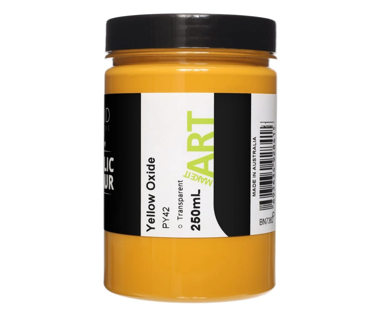 Acrylic Paint | Yellow Oxide - 250ml - Image 3