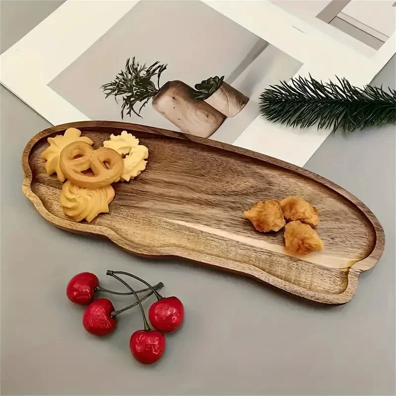 Resin Art - 1 x Acacia Wood Large Cloud Shape Tray 29cm - Image 2