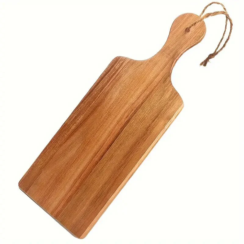 Resin Art - 1 x Acacia Wood with Handle Chopping Board 43cm