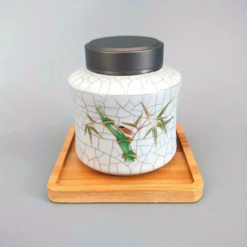 Resin Art - 1 x Square Shaped Bamboo Coaster