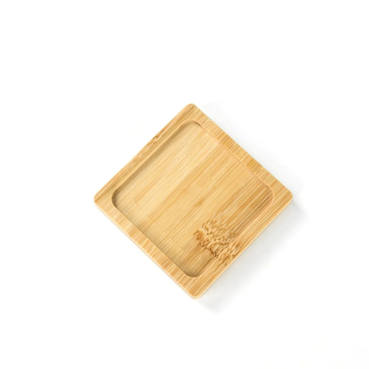 Resin Art - 1 x Square Shaped Bamboo Coaster - Image 3