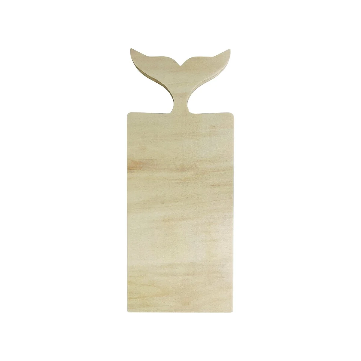 Resin Art - Wooden Plywood Extra Large Rectangle Charcuterie Board with Fish Tail Handle 50cm x 20cm 1.9cm x 1 - Image 2