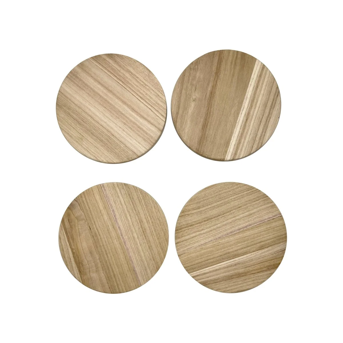Resin Art - 4 x Wooden Paulownia Coaster Set - Image 2