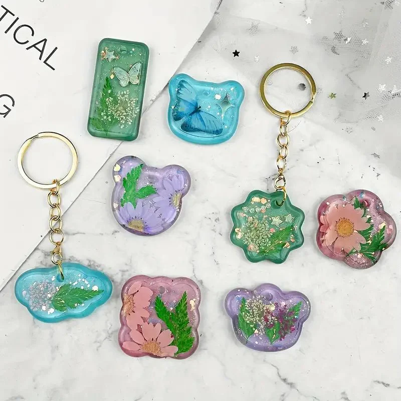 Silicone Mould - 1 x 16pc Assorted Keyring Mould 5cm x 5cm - Image 2