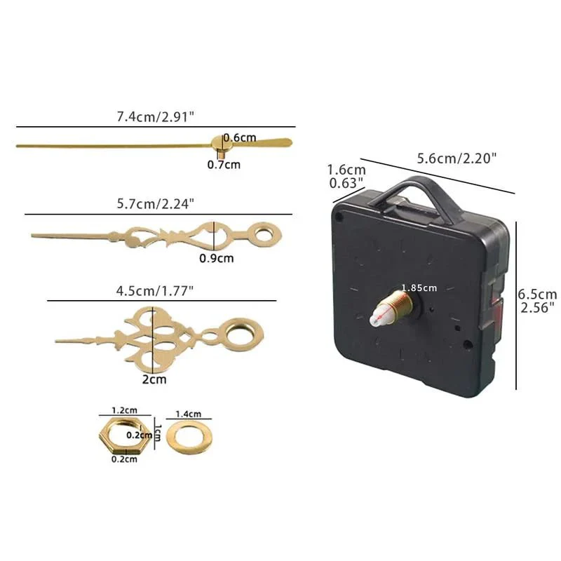 Silicone Mould - 1 x Clock Mechanism Kit - Image 3