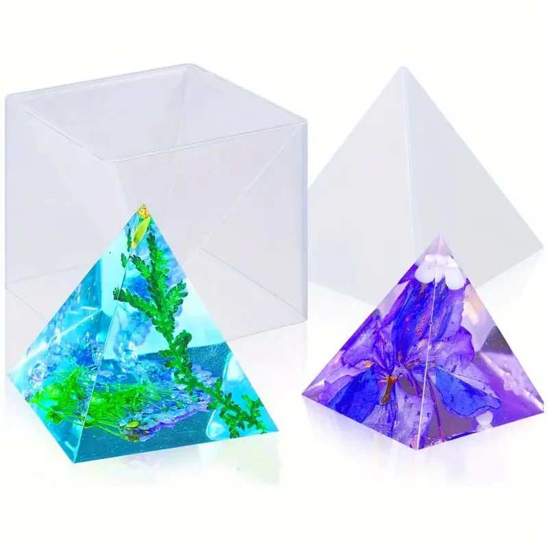 Silicone Mould - 1 x Extra Large Pyramid with Casing 16cm x 16cm x 15cm - Image 3