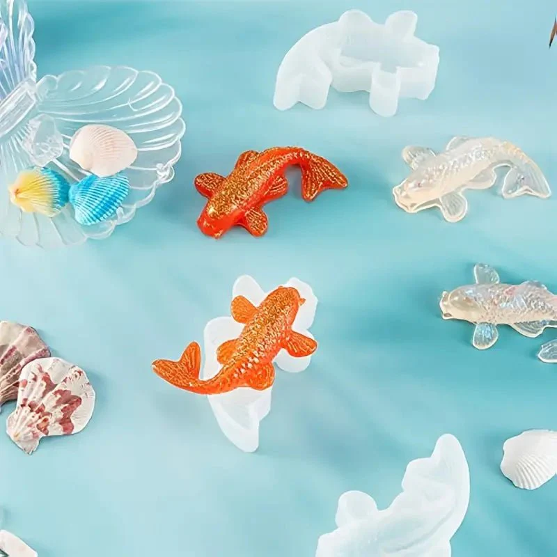 Silicone Mould - 1 x Koi Carp Fish Mould 6.5cm x 4cm x 2cm - Image 2
