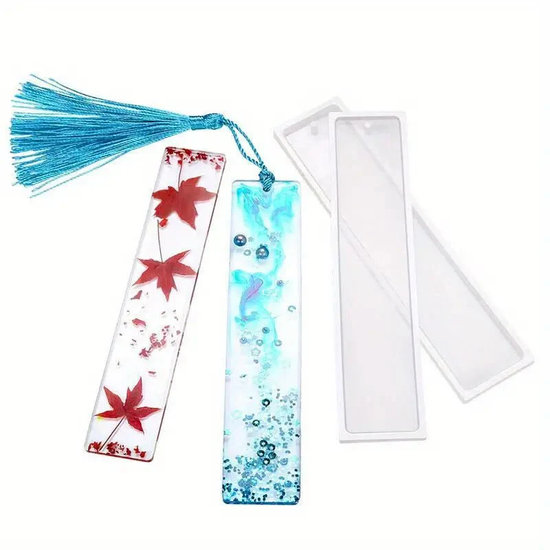 Silicone Mould - 1 x Rectangle Bookmark 10.3cm x 3.3cm - Image 2