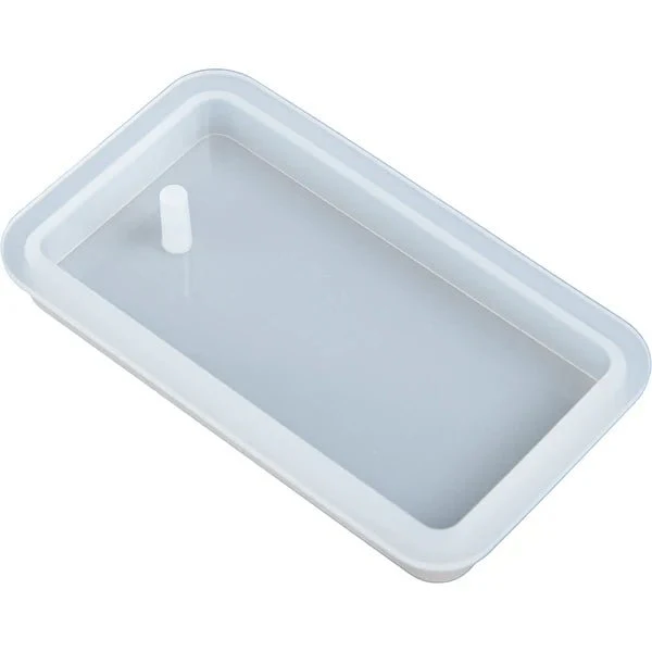 Silicone Mould - 1 x Rectangle Keyring 8cm x 4.65cm x 1cm - Image 2