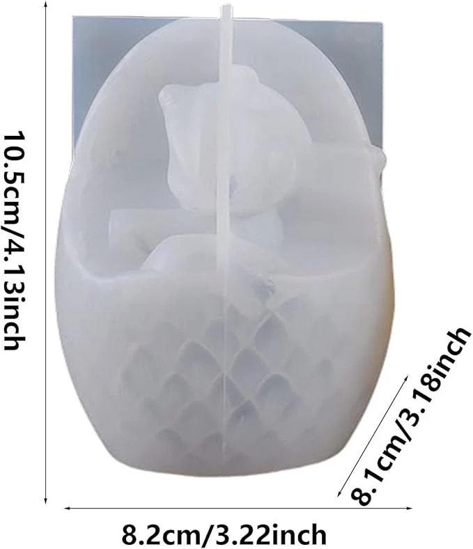 Silicone Mould - 1 x Silicone 3D Dragon Hatching Egg Mould - Image 4