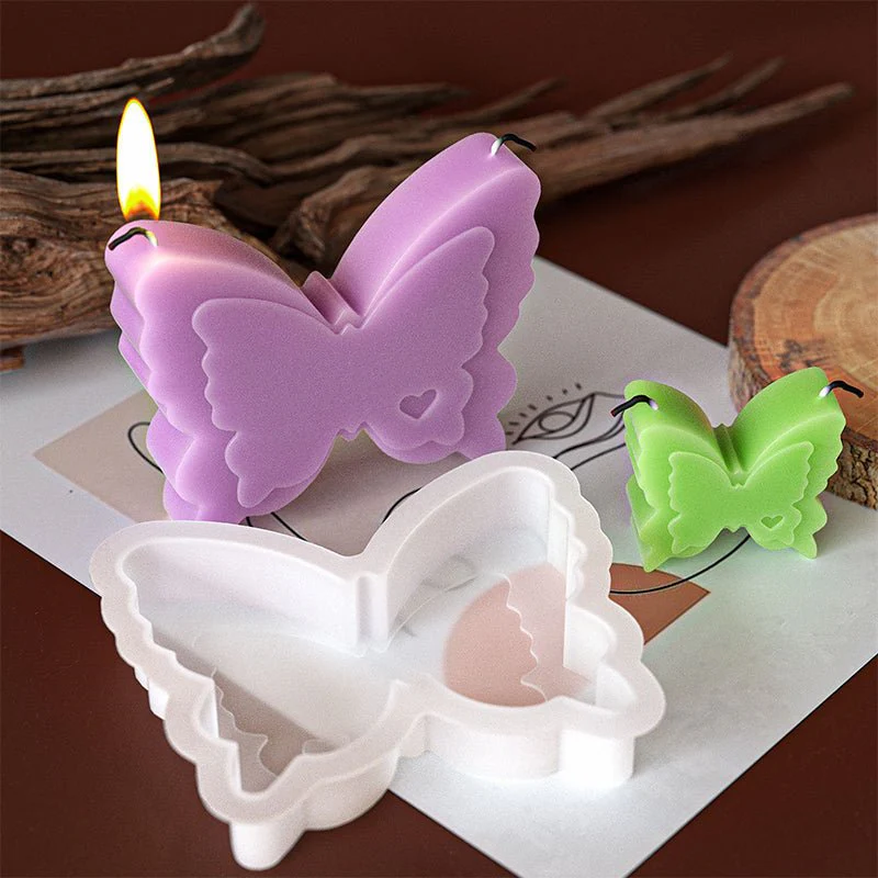 Silicone Mould - 1 x Silicone 3D Small Standing Butterfly Mould - Image 2