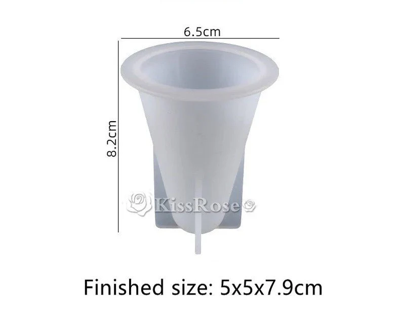 Silicone Mould - 1 x Silicone Cone Ring Holder Mould - Image 3