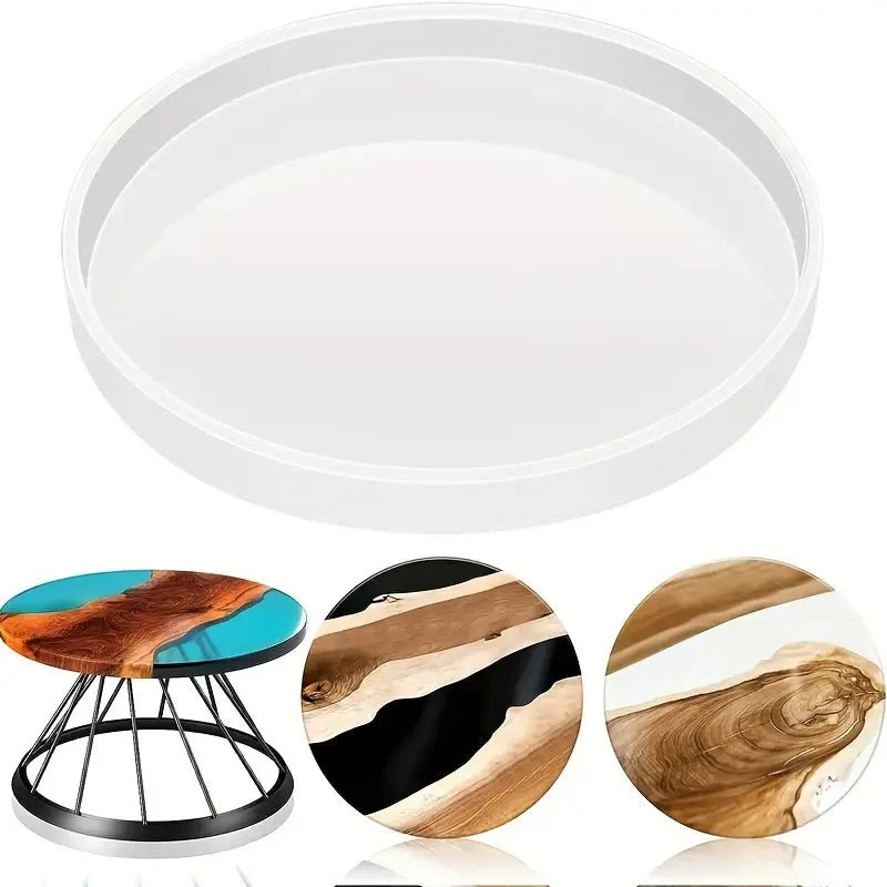 Silicone Mould - Extra Large Round Table Clock Face Mould 60.6cm x 6.2cm x 1