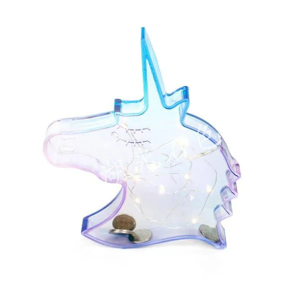 Silicone Mould - 1 x Silicone Unicorn Piggy Bank Storage Jar Mould