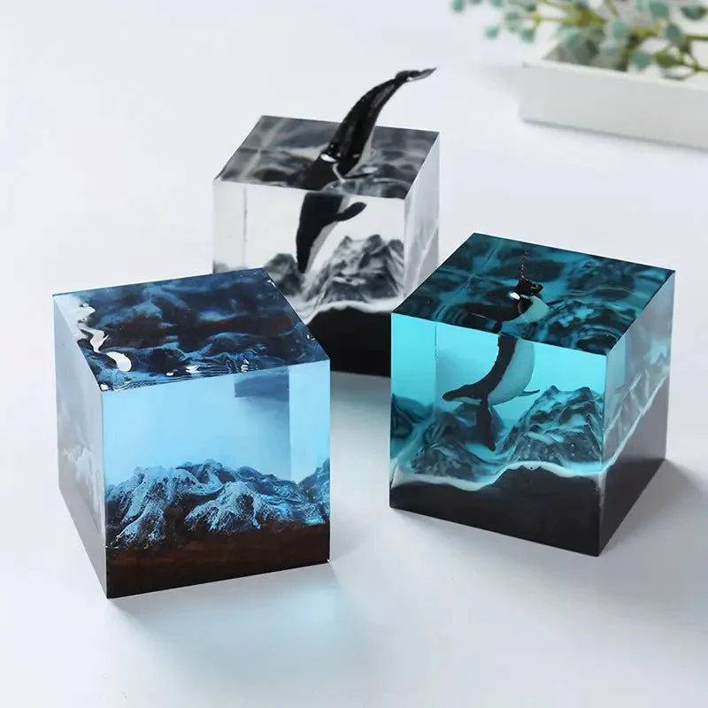 Silicone Mould - 1 x Small Cube Mould 4cm