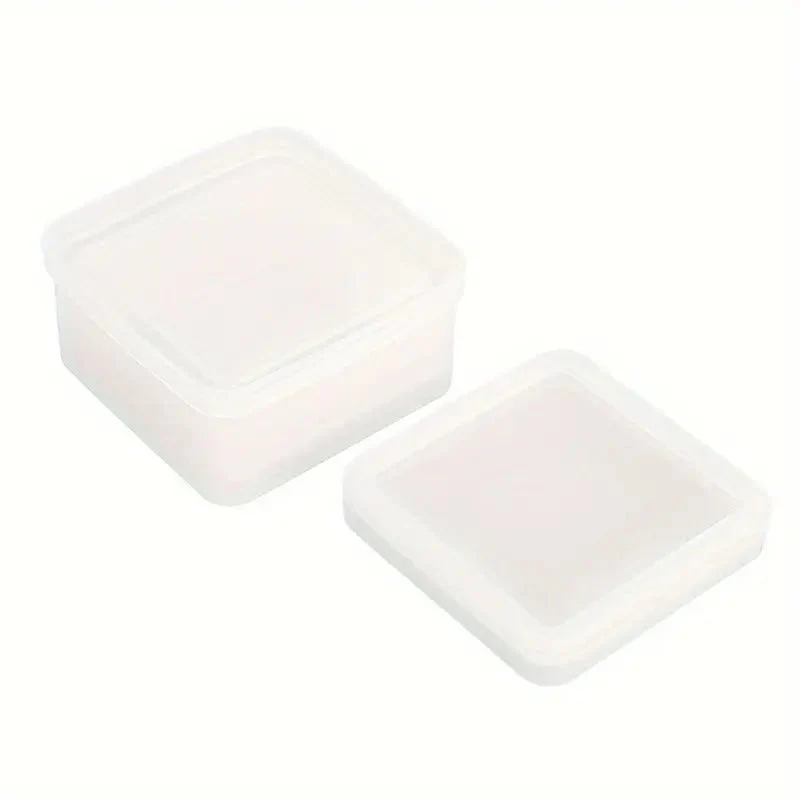 Silicone Mould - 1 x Square Storage Jewellery Trinket Jar 8cm x 8cm x 3.7cm - Image 3
