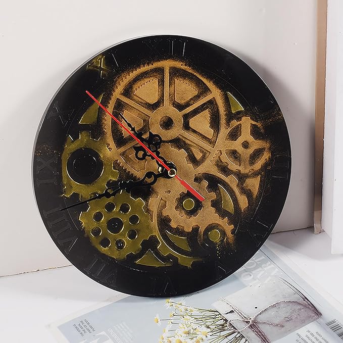 Silicone Mould - 1 x Steampunk Themed Mechanical Timepiece Mould - Image 2